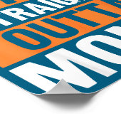 Poster Volleyball Dad Straight Outta Money Funny Srts Par (Coin)