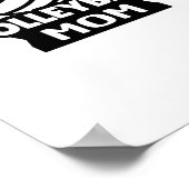 Poster Volleyball - Maman de volleyeuse (Coin)