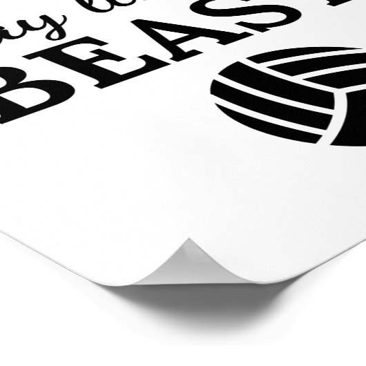 Poster Volleyball : On dirait un jeu de beauté comme une  (Coin)