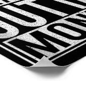 Poster Volleyball papa droit devant l'argent Je m'amuse (Coin)