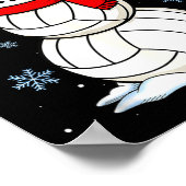Poster Volleyball Snowman Merry Christmas Funny Srts Xmas (Coin)