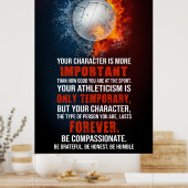 Poster volleyball Votre personnage est plus important (Cuisine)