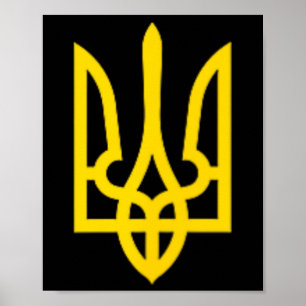 Poster Volodymyr Zelenskyy Président ukrainien Fierté mil