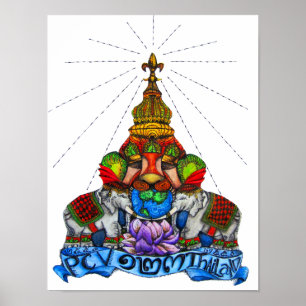 Poster Volontaire de corps de paix - Thaïlande