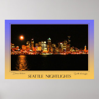 Poster Vols de Seattle