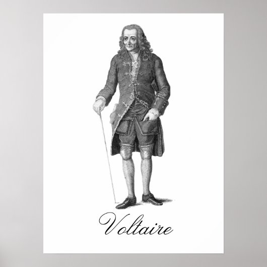 Poster Voltaire (Devant)