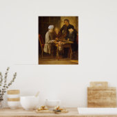 Poster Voltaire aux échecs (Cuisine)