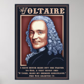Poster Voltaire - Prière (Devant)