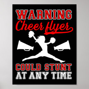 Poster Voltigeuse de cheerleading pourrait faire un numér
