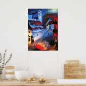 Poster von Werefkin - Poste de police à Wilna (Cuisine)