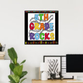 poster voor 5e grade Rocks Classroom (Thuiskantoor)