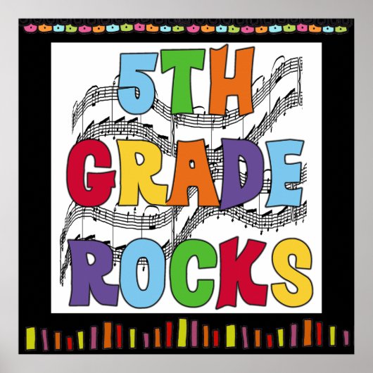 poster voor 5e grade Rocks Classroom (Voorkant)