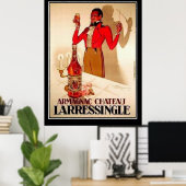 Poster voor afzetbevordering wijn (Thuiskantoor)