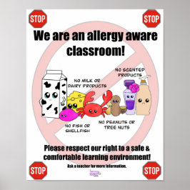 Poster voor allergie-Aware Classroom