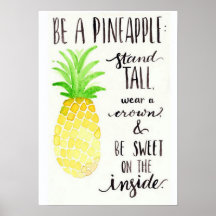 Poster voor ananas