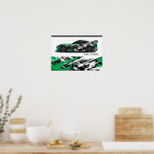 Poster voor automatisch racen (Keuken)