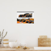 Poster voor automatisch racen (Keuken)