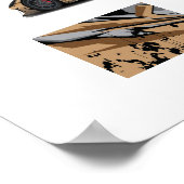 Poster voor automatisch racen (Hoek)