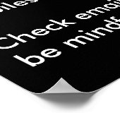 Poster voor beveiliging tegen lekkage van gegevens (Hoek)