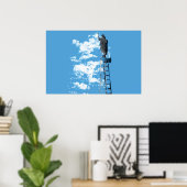 poster voor blauwe hemel (Thuiskantoor)