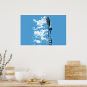 poster voor blauwe hemel (Keuken)