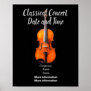 Poster voor concerten aanpassen
