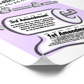 Poster voor constitutioneel toiletpapier (Hoek)