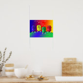 Poster voor de bewustwording op de Aarde (Keuken)