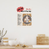 Poster voor de club van straatkatten (Keuken)