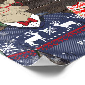 poster voor de feestdag rond kerst - jumper - dag (Hoek)