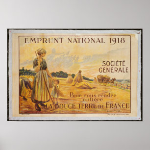Poster voor de lening voor nationale defensie