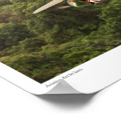 Poster voor de luchtvaartkunst "P-38 bliksem" (Hoek)