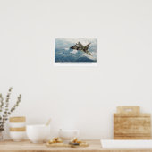 Poster voor de luchtvaartkunst "Saab AJ37 Viggen" (Keuken)