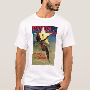 Poster voor de promotie van restaurants t-shirt
