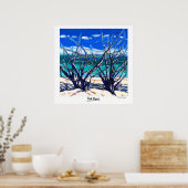 Poster voor de schildpadden van de Cat-eilanden (Keuken)