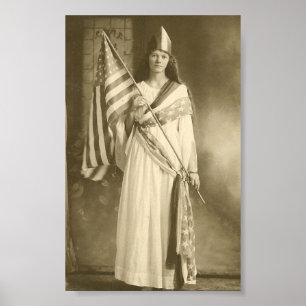 poster voor de stemvrijheid