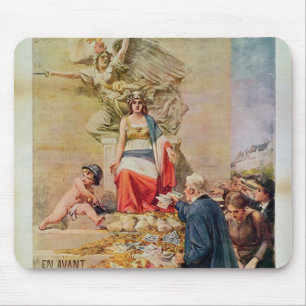 Poster voor de Tweede Lening voor Nationale Defens Muismat