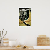 Poster voor de veiligheid van gasmaskers uit de T (Keuken)