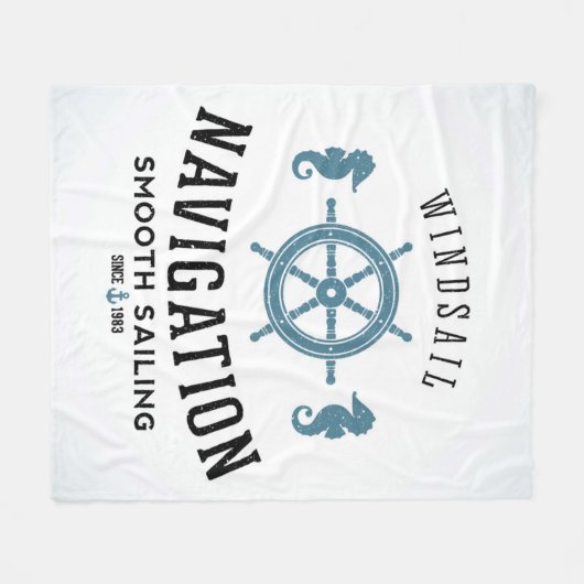 Poster voor de voorgrondnavigatie fleece deken (Voorkant (Horizontaal))