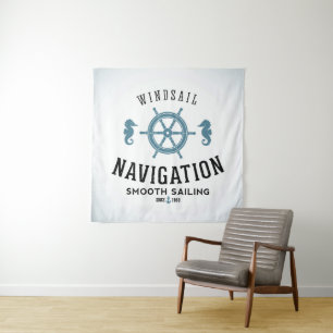 Poster voor de voorgrondnavigatie wandkleed