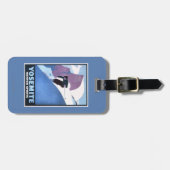 Poster voor de wintersport bagagelabel (Voorkant horizontaal)