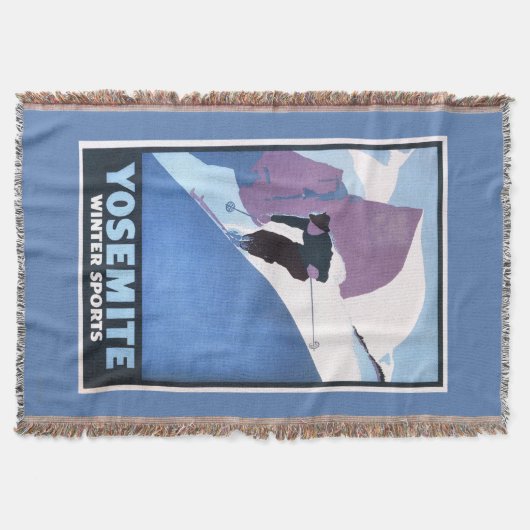 Poster voor de wintersport deken (Voorkant)