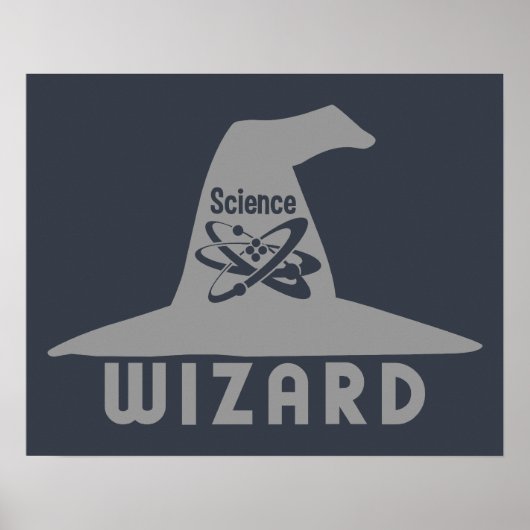 Poster voor de wizard Wetenschap (Voorkant)