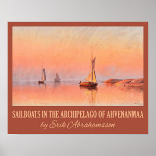 Poster voor de Zeilboten van Abrahamsson