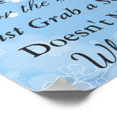 Poster voor de zitplaats van het huwelijk, Floral (Hoek)