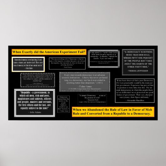 Poster voor democratie (Voorkant)