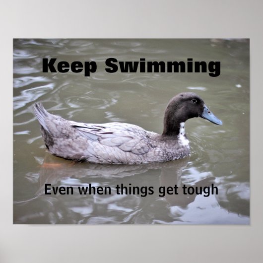 Poster voor doorzettingsklaslokaal (Voorkant)