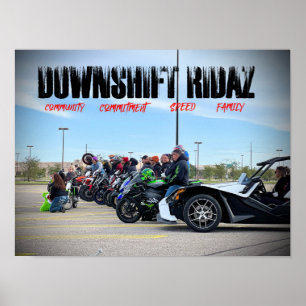 Poster voor downshift Ridaz