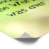 Poster voor driepijler-/vlinderijnotering (Hoek)