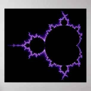 Poster voor elektrische Mandelbrotset